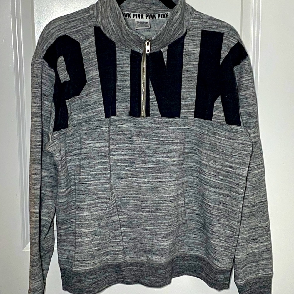 Collared Gray Sweatshirt